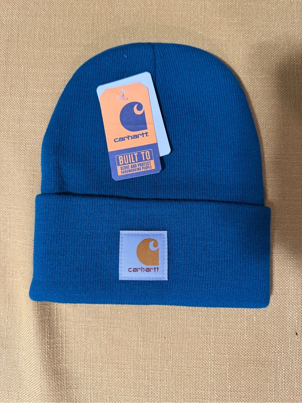 Carhartt unisex Blue Knit Beanie